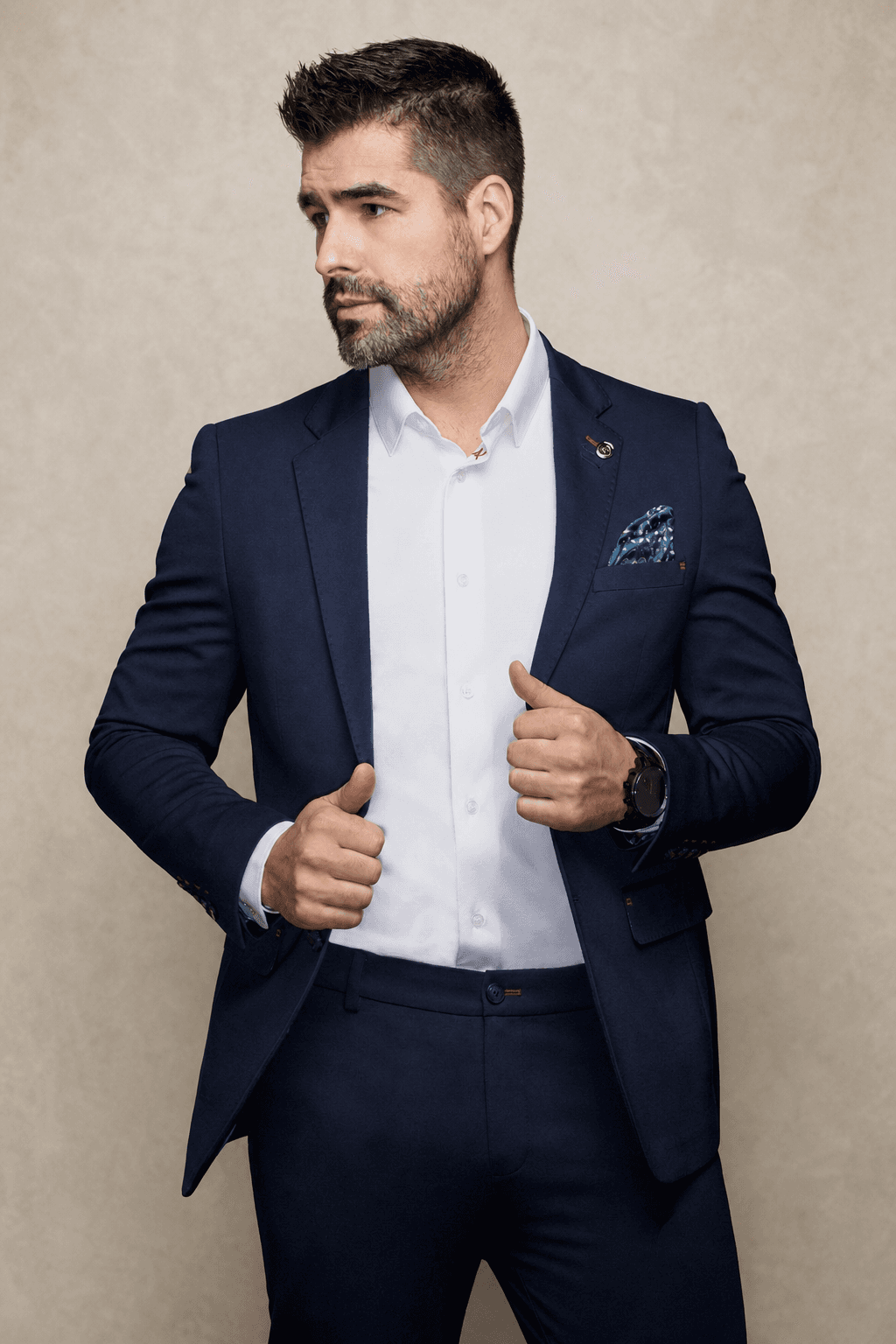 Veston Au Noir Giacomo Midnight