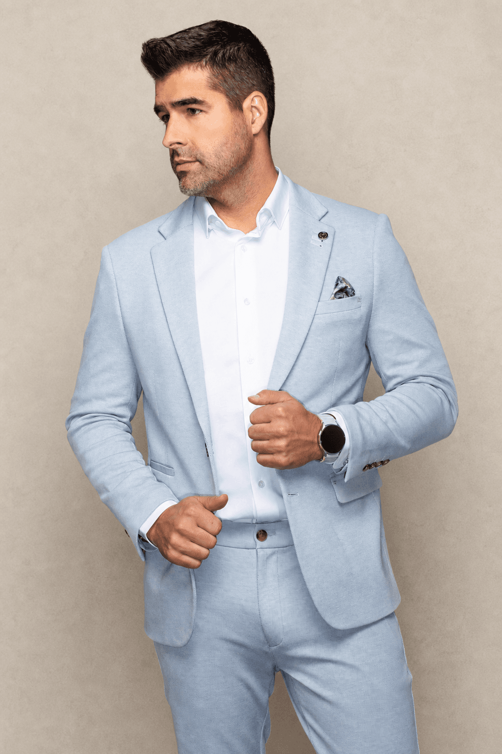 Veston Au Noir Kael Blue