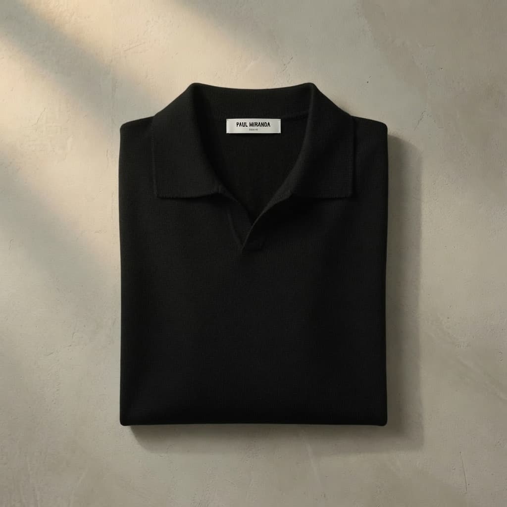 Paul Miranda — Polo en Coton Noir